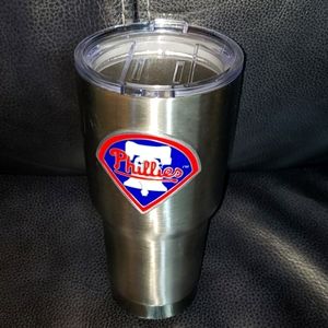 BNWT Phillies 20 oz  insulated cup, MISSING SLIDER CLOSURE CAP..SEE LAST PIC